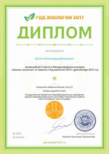 2017-2018 Шутин Александр 8м